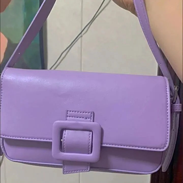 Vintage Women Shoulder Bags PU Leather Ladies Casual Tote Large Capacity Handbag