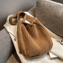 Vintage Bucket Handbag for Women Crossbody Messenger Bag