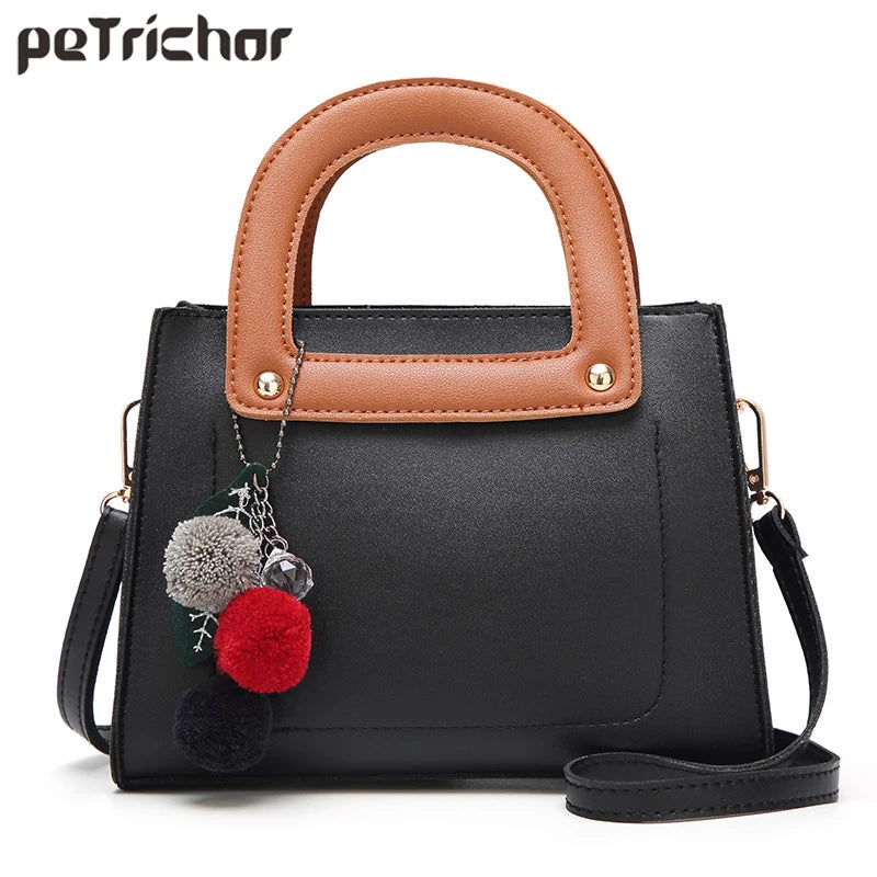 Vintage Casual Tassel Shoulder Bag Female Purse Ladies Flap Tote Bag