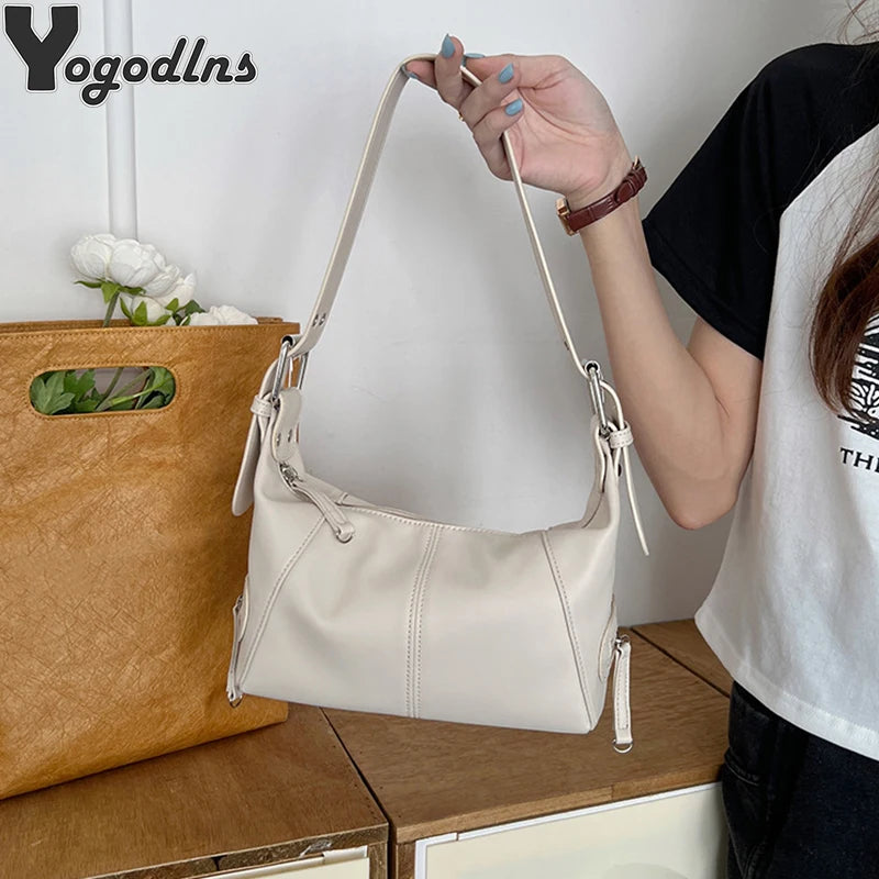 Vintage Crossbody Shoulder Bag Women Underarm Small Messenger Bags