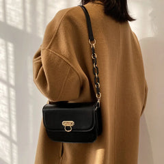 Vintage Shoulder Bags Women High PU Leather Female Messenger Crossbody Flap
