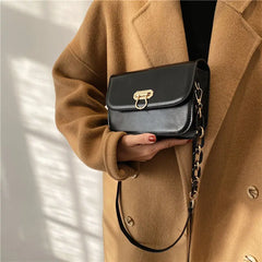 Vintage Shoulder Bags Women High PU Leather Female Messenger Crossbody Flap