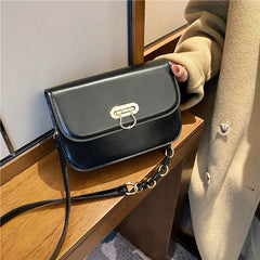 Vintage Shoulder Bags Women High PU Leather Female Messenger Crossbody Flap