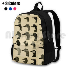Vintage Duck Heads Outdoor Hiking Backpack