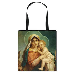 Vintage Fantasy Fairy Painting Women Handbag Canvas Shoulder Bag Totes Bag