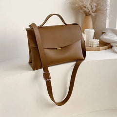 Vintage Female Tote Bag PU Leather Handbag Shoulder Messenger Bag