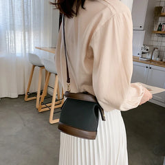 Vintage Female Tote Bucket Bag Bolsas Travel Shoulder Messenger Bag