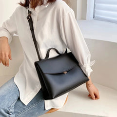 Vintage Ladies Messenger Bag Female Tote Bag PU Leather Women's Handbag