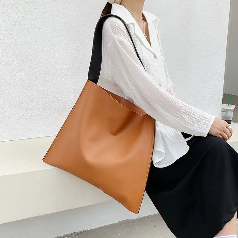 Vintage Ladies Shoulder Bags Large Capacity Handbags Women