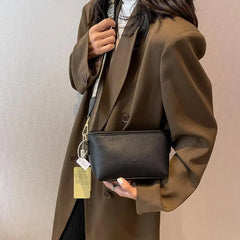 Vintage Wide Shoulder Belt Bag Wallet Autumn Square Bag