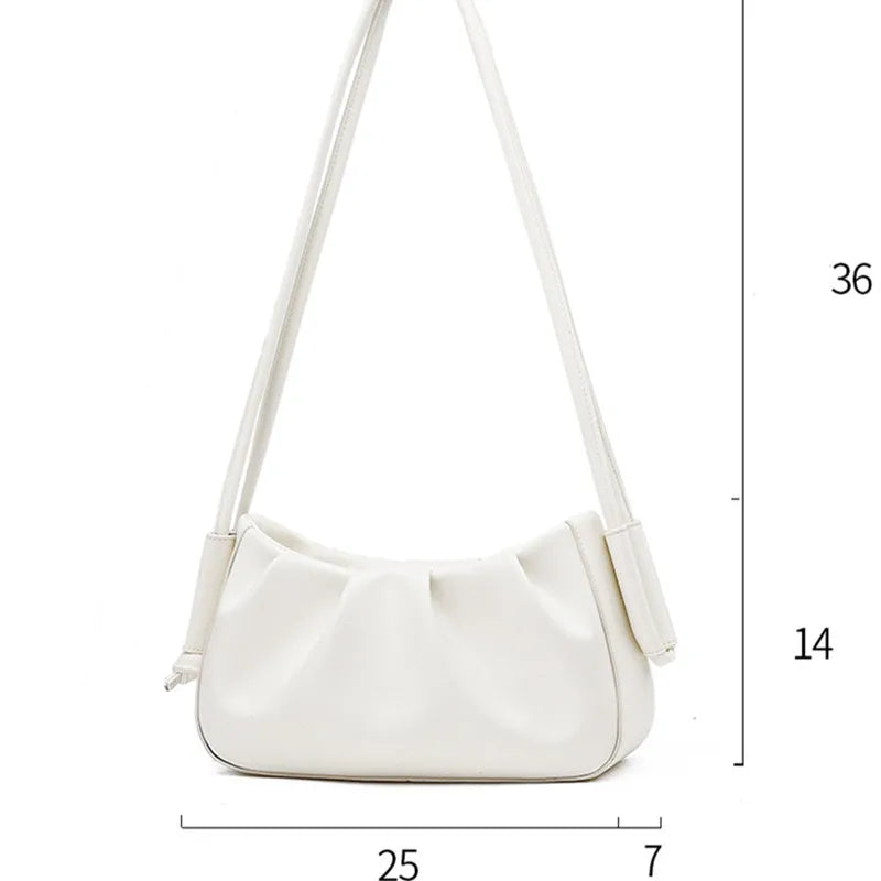 Vintage Soft Leather Crossbody Bag Women's Shoulder Messenger Bags