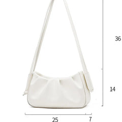 Vintage Soft Leather Crossbody Bag Women's Shoulder Messenger Bags