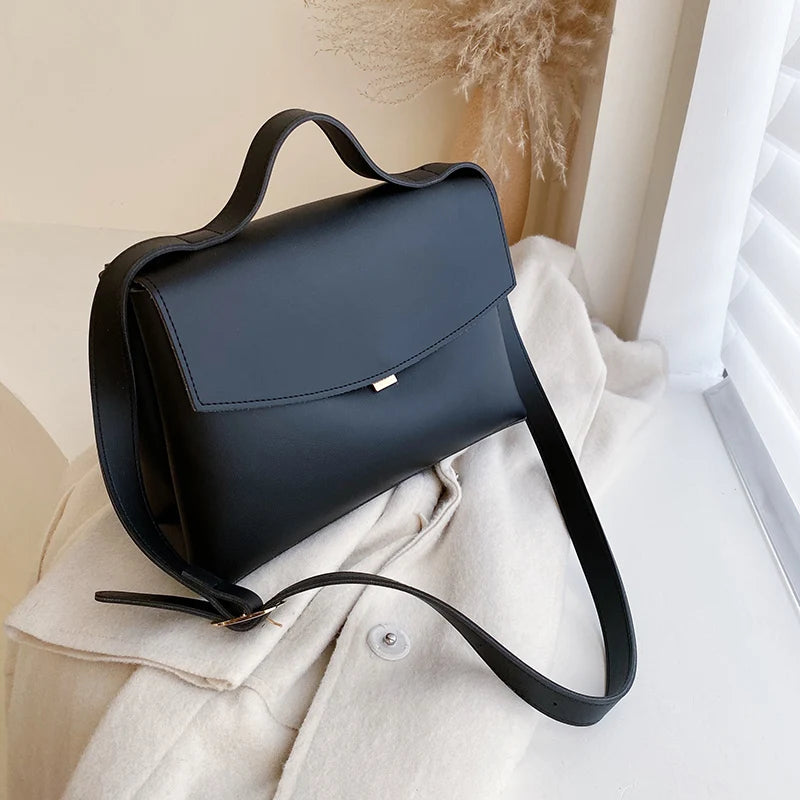 Vintage Female Tote Bag High PU Leather Handbag Shoulder Messenger Bags