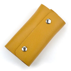 Vintage Leather Key Wallet Zipper Key Case Bag