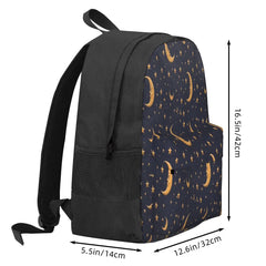 Vintage Moon And Stars Backpacks Men's Bags For Women