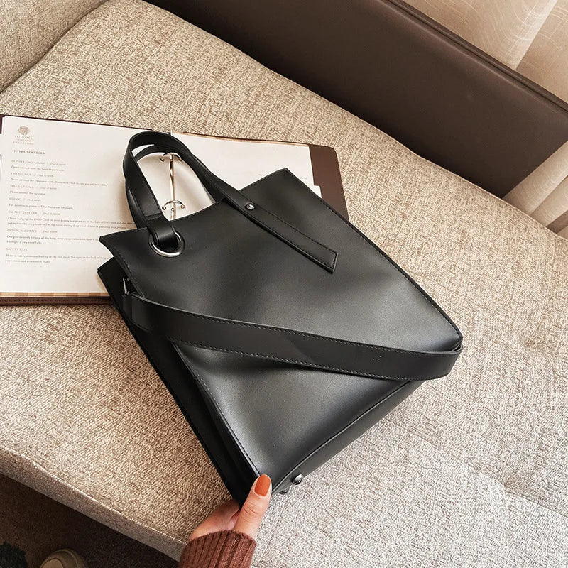 Vintage Shoulder Bags for Women Bucket Bags Casual Crossbody Bag Large Tote Bag