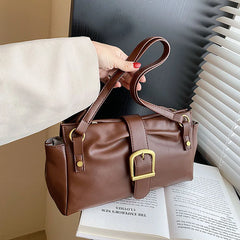 Vintage High-capacity Women's Handbag Purse 2002 PU Leather Shopping Bag