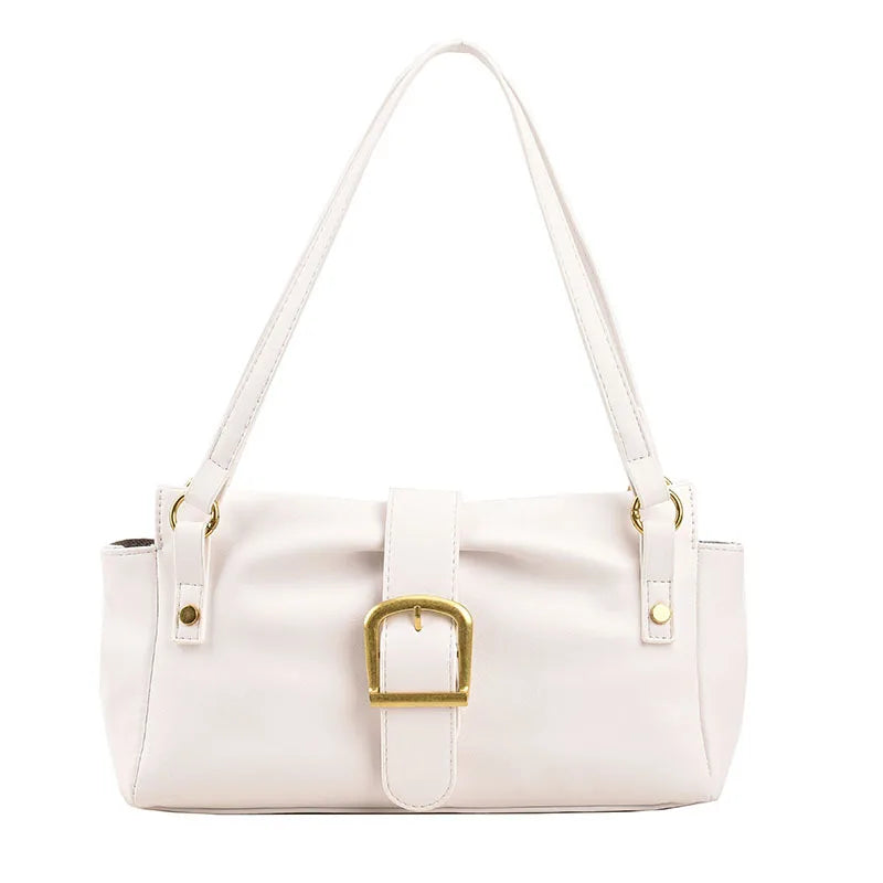 Vintage High-capacity Women's Handbag Purse 2002 PU Leather Shopping Bag
