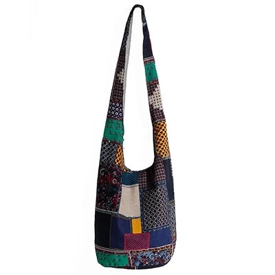 Vintage Hippy Hippie Bohemian Bag Crossbody Cotton Women's Handbags