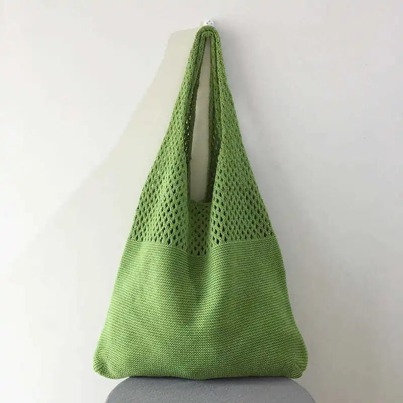 Vintage Woven Women Shoulder Bag Handbag Large Tote for Summer Beach Travel