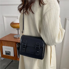 Vintage Ladies Messenger Bags Satchels Pu Leather Women's Shoulder Bag