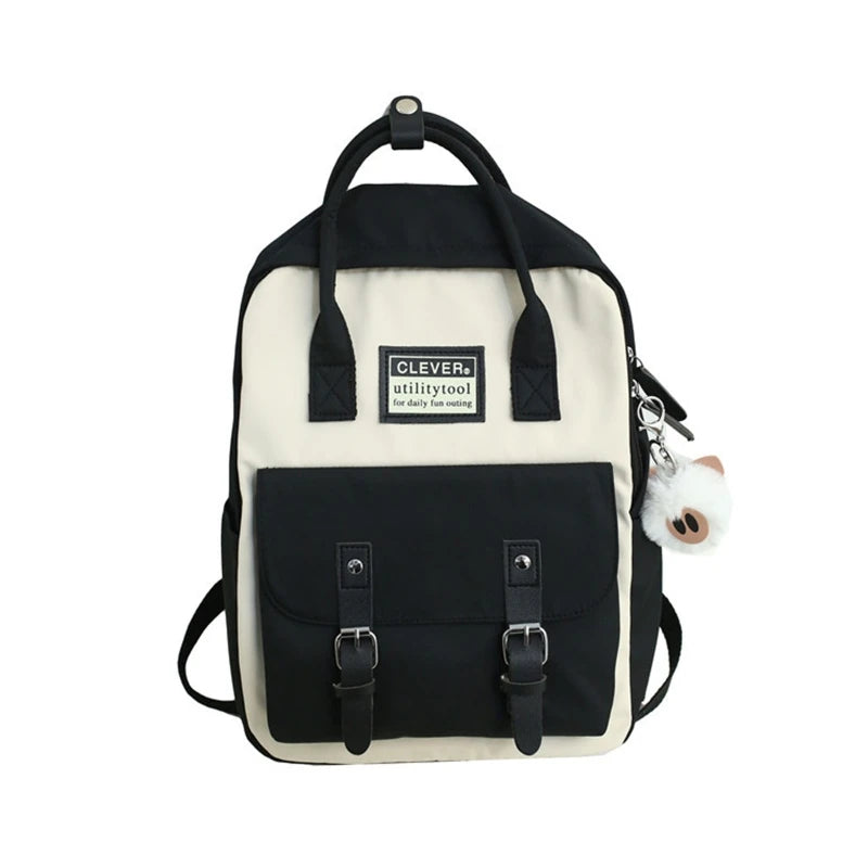 Vintage Laptop Backpack Unisex College Bag Large Capacity Stylish Rucksack
