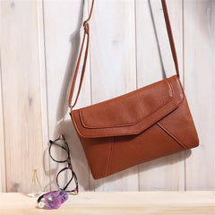 Vintage Leather Handbags Women Clutches Wedding Party Purse