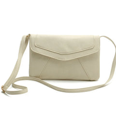 Vintage Leather Clutch Bag Crossbody Enveloped Small Shoulder Bags