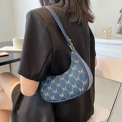 Vintage Letters Crossbody Bag for Women Handbag Purses Messenger Tote