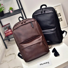 Vintage Leather Backpack Laptop Satchel Travel School Bag Rucksack