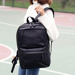 Vintage Leather Backpack Laptop Satchel Travel School Bag Rucksack