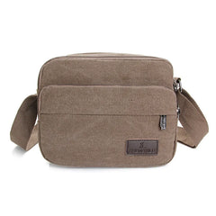 Vintage Canvas Messenger Bag Men Casual Travel Shoulder Bag