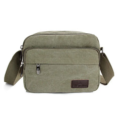 Vintage Canvas Messenger Bag Men Casual Travel Shoulder Bag