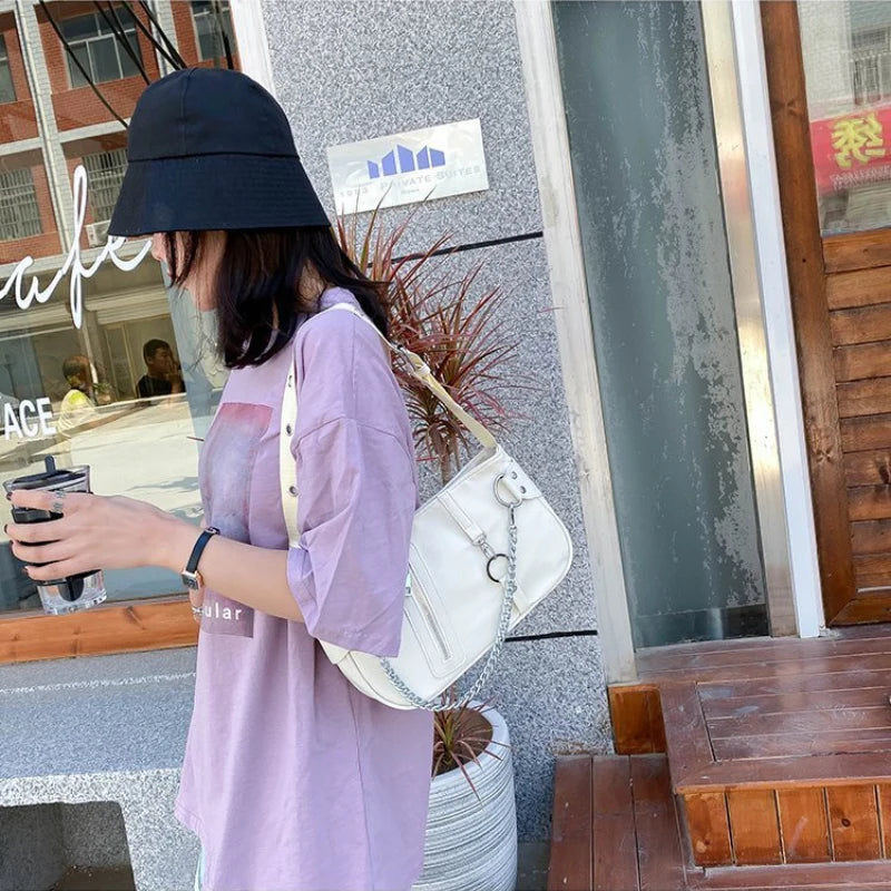 Vintage Nylon Crossbody Bag Sport Shoulder Messenger Casual Handbag