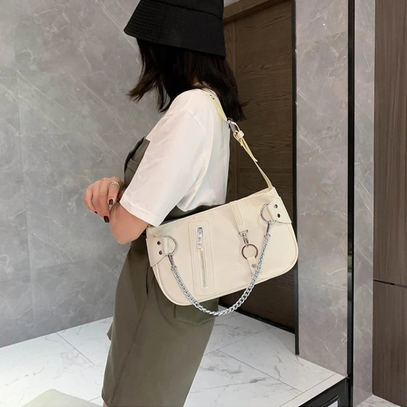 Vintage Nylon Crossbody Bag Sport Shoulder Messenger Casual Handbag