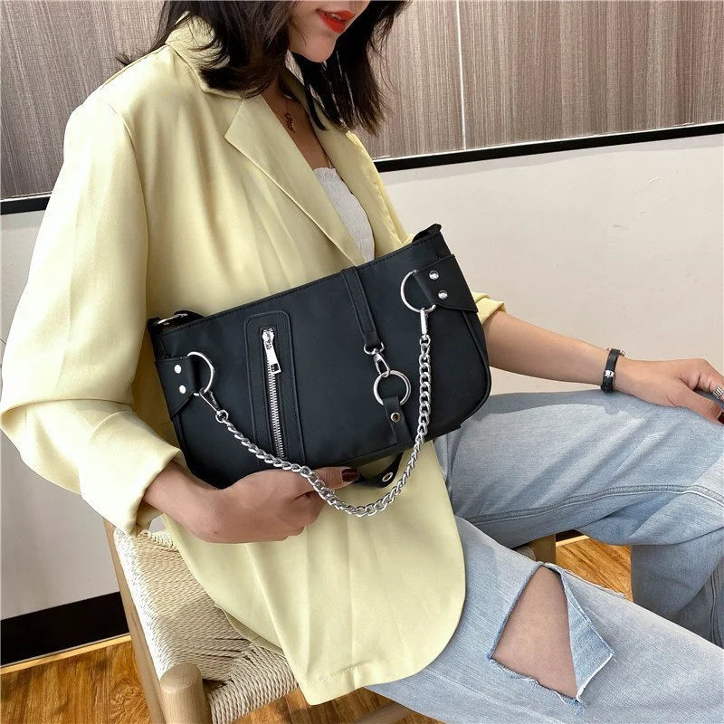 Vintage Nylon Crossbody Bag Sport Shoulder Messenger Casual Handbag