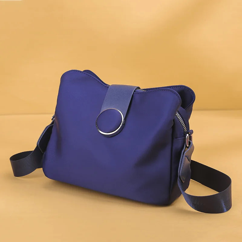 Vintage Nylon Waterproof Shoulder Bag Women Wild Crossbody Bag