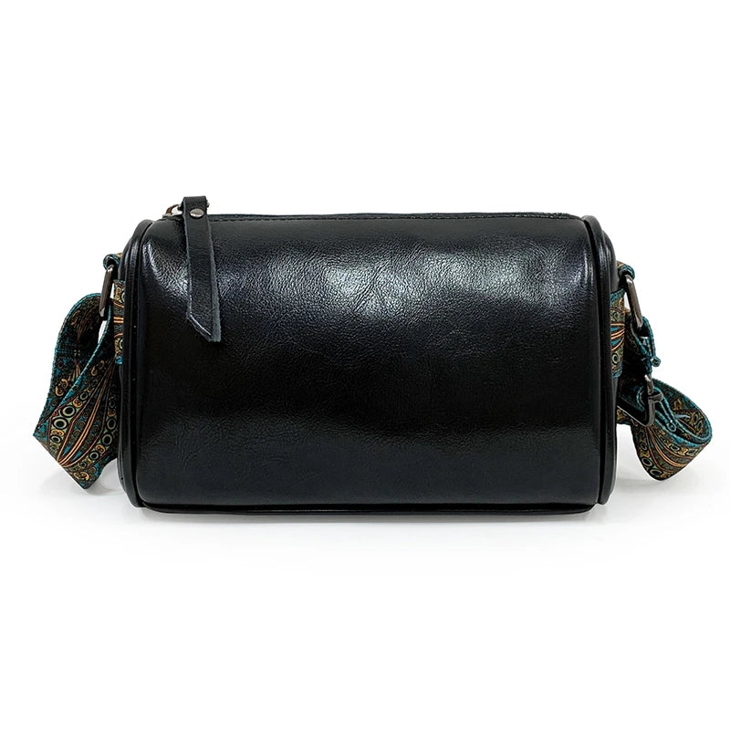 Vintage Leather Ladies Handbag Small Crossbody Bag