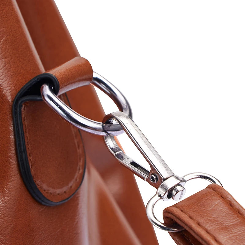 Vintage Oil Wax Leather Handbags Women Bags Ladies Hand Bags For Women Bag