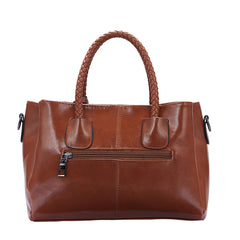 Vintage Oil Wax Leather Handbags Women Bags Ladies Hand Bags For Women Bag