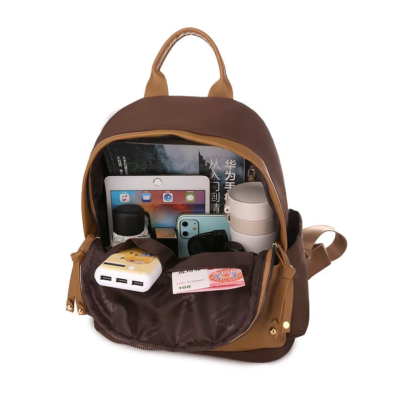 Vintage Oxford Rucksacks Travel Large Capacity School Bag Women