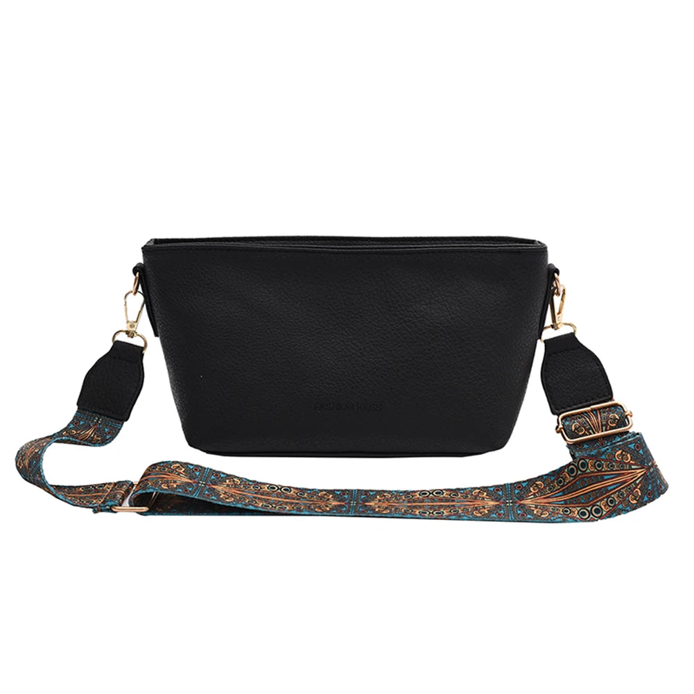 Vintage PU Lady Crossbody Bags Small Square Female Shopping Bag