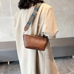 Vintage PU Lady Crossbody Bags Small Square Female Shopping Bag