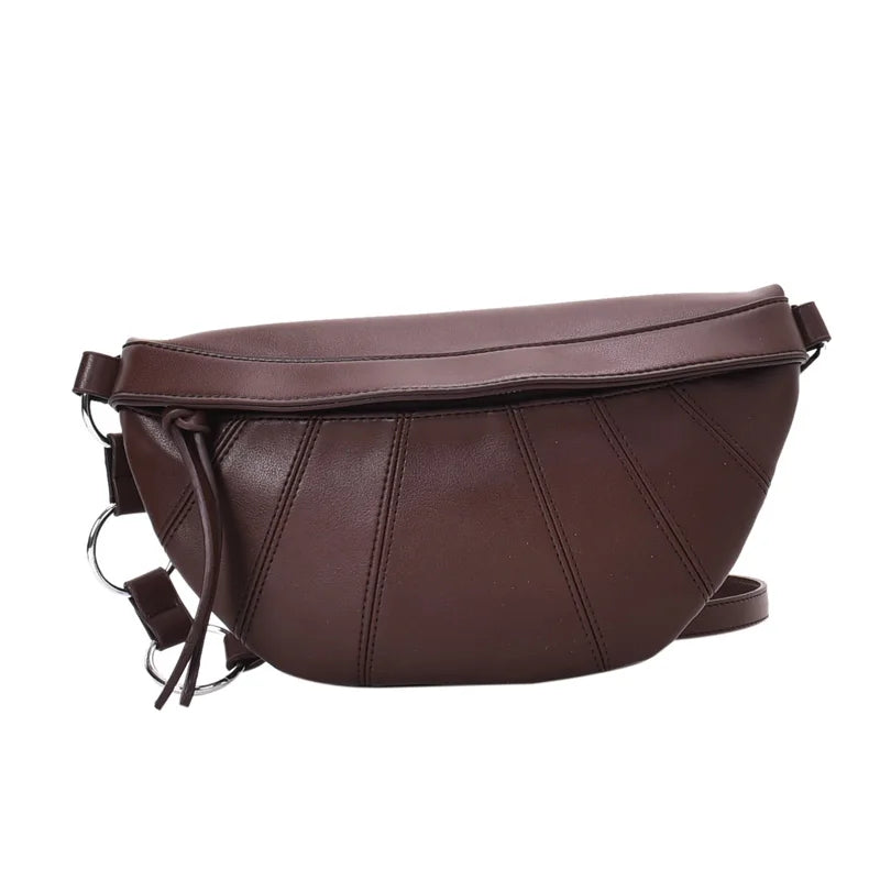 Vintage PU Leather Crossbody Bags Women Small Shoulder Bag