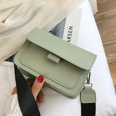 Vintage PU Leather Crossbody Bags Women Shoulder Handbags