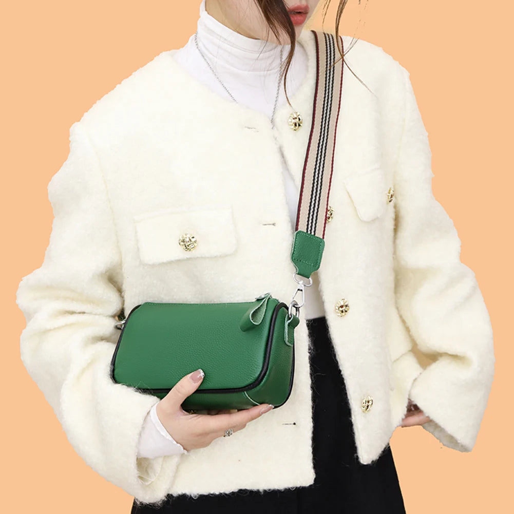 Vintage PU Leather Crossbody Bags for Ladies