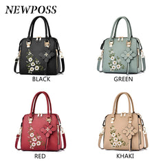 Vintage PU Leather Ladies HandBags Tassel Crossbody Shoulder Bag