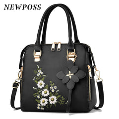 Vintage PU Leather Ladies HandBags Tassel Crossbody Shoulder Bag