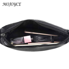 Vintage PU Leather Shoulder Bag Women Large Capacity Tote Handbag Multi-pocket
