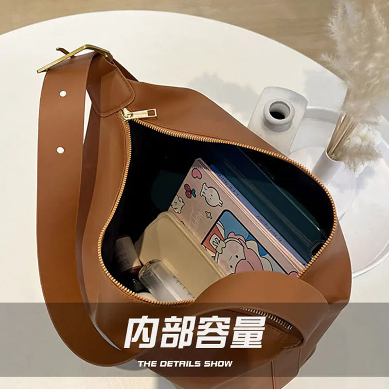 Vintage PU Leather Shoulder Crossbody Tote Bags for Women